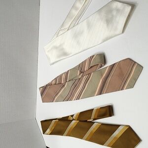 Mixed Lot of 3 men's ties